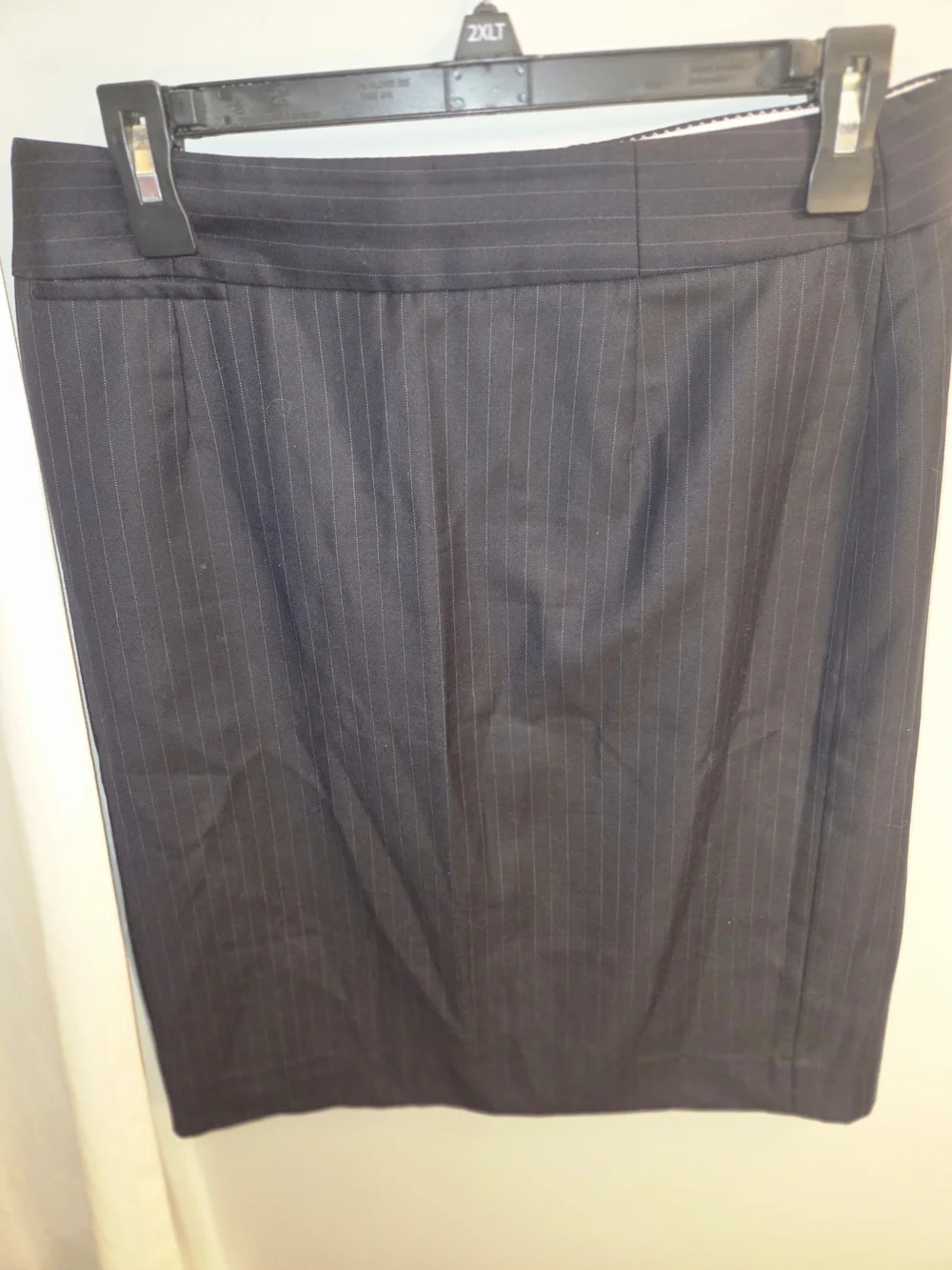 Classic J. Crew pinstripe pencil skirt made of 100% wool.